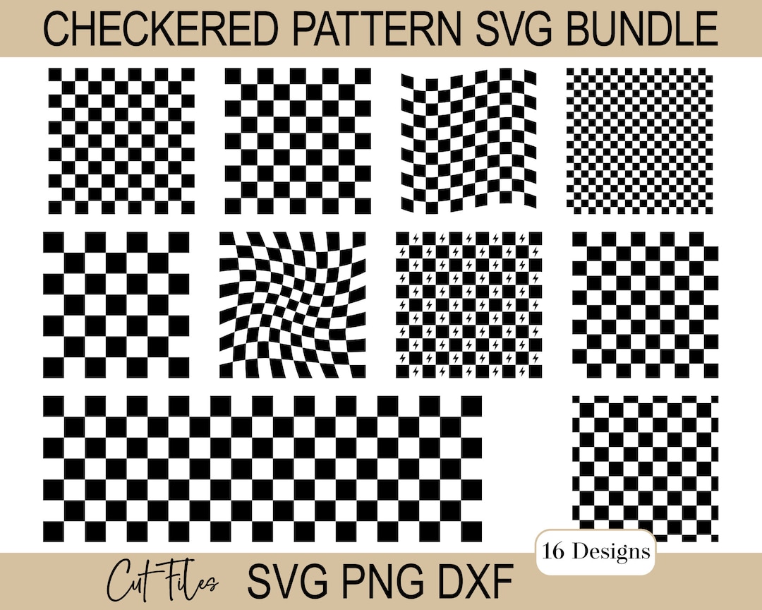 Checkered Bundle Svg Checkered Pattern Svg Seamless Pattern Svg ...