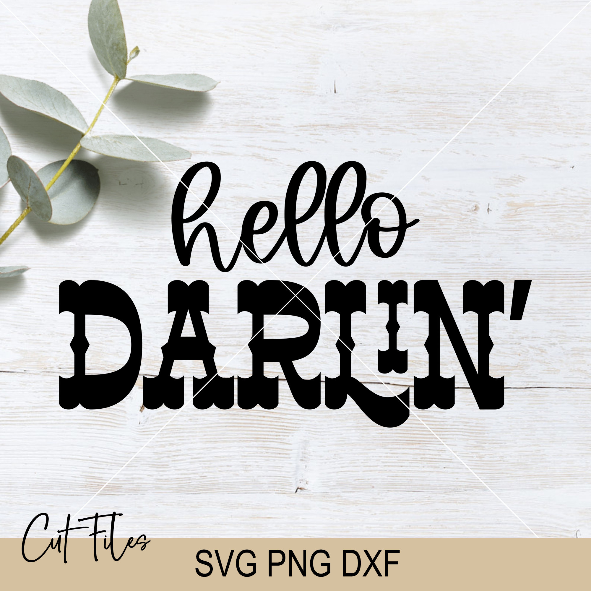 Hello Darlin Svg Country Girl Svg Country Svg Cowgirl - Etsy