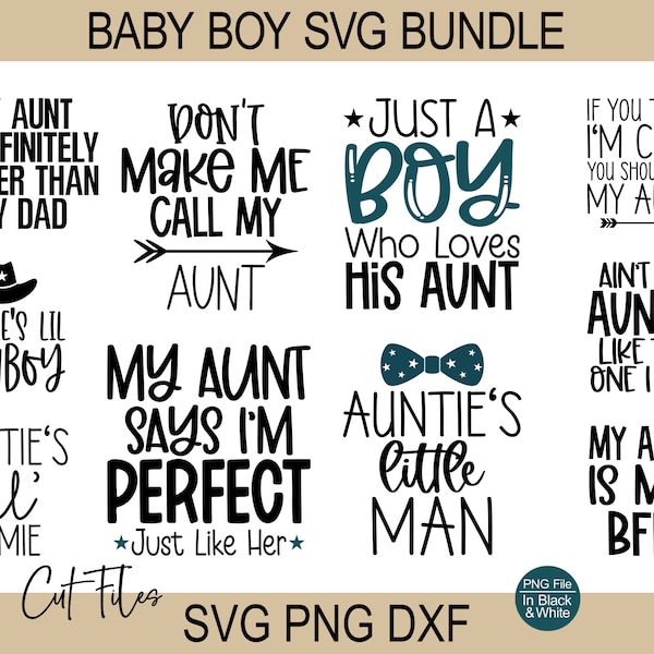 Baby Boy Svg Bundle - Baby Bundle - Newborn Bundle - Nephew Svg - Baby Bundle Cut File - INSTANT DOWNLOAD svg - png - dxf