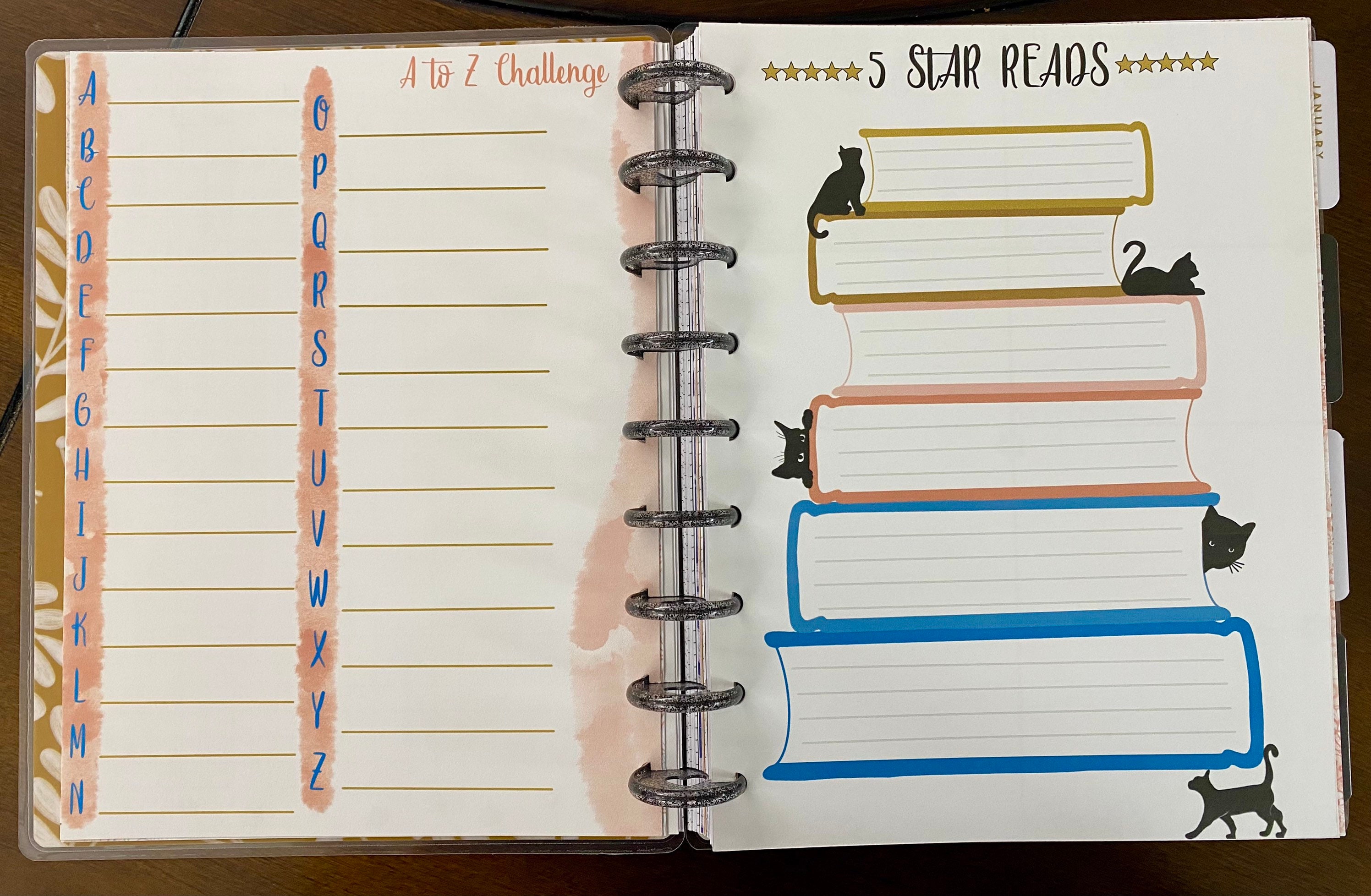 Happy Planner Printables, Classic HP, PDF Digital Reading Journal 2022 ...