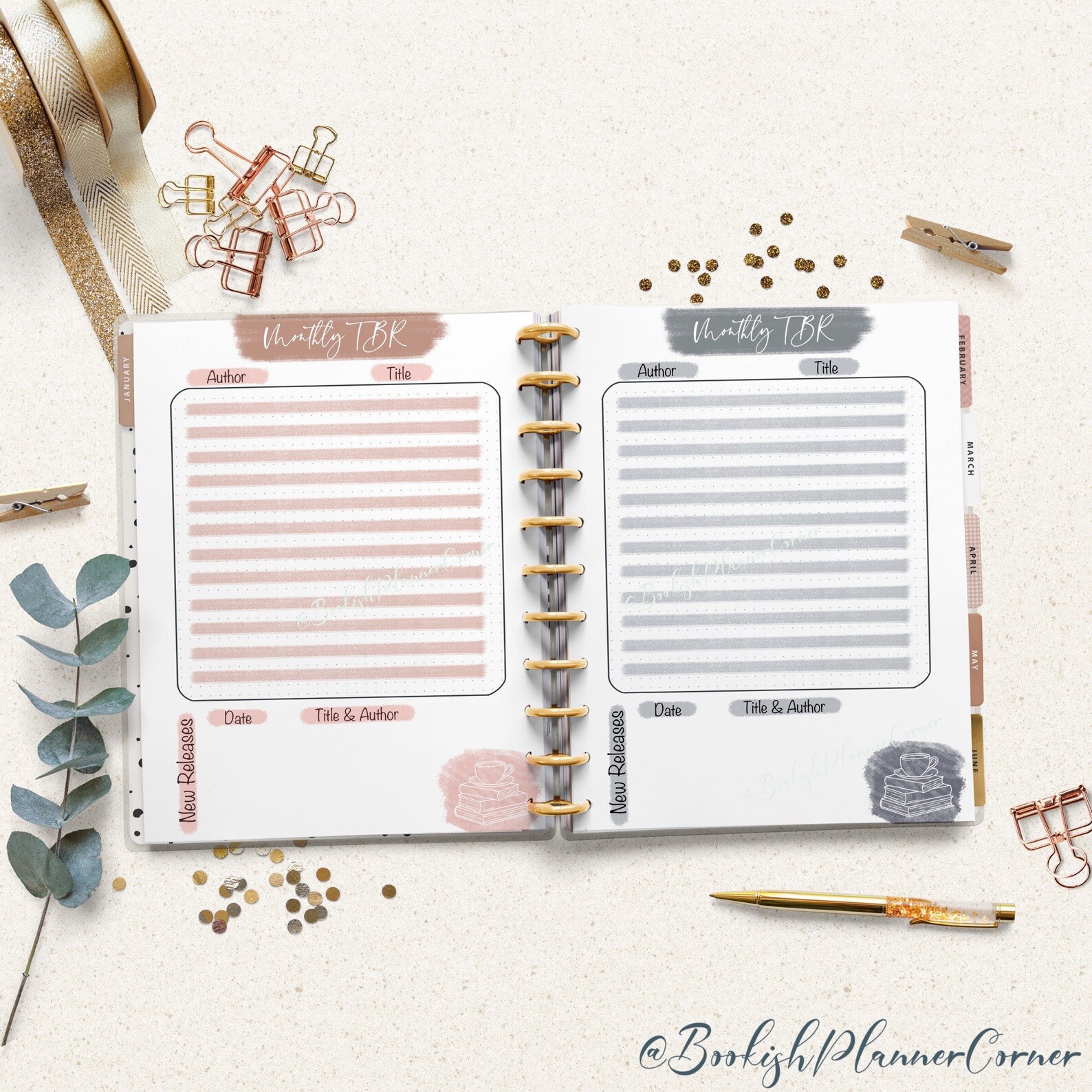 Happy Planner Printables, Classic HP, PDF Digital Reading Journal 2022 ...