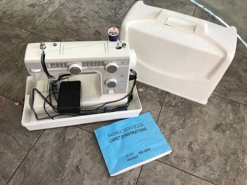 Sew and Serge Dual Sewing Machine Etsy