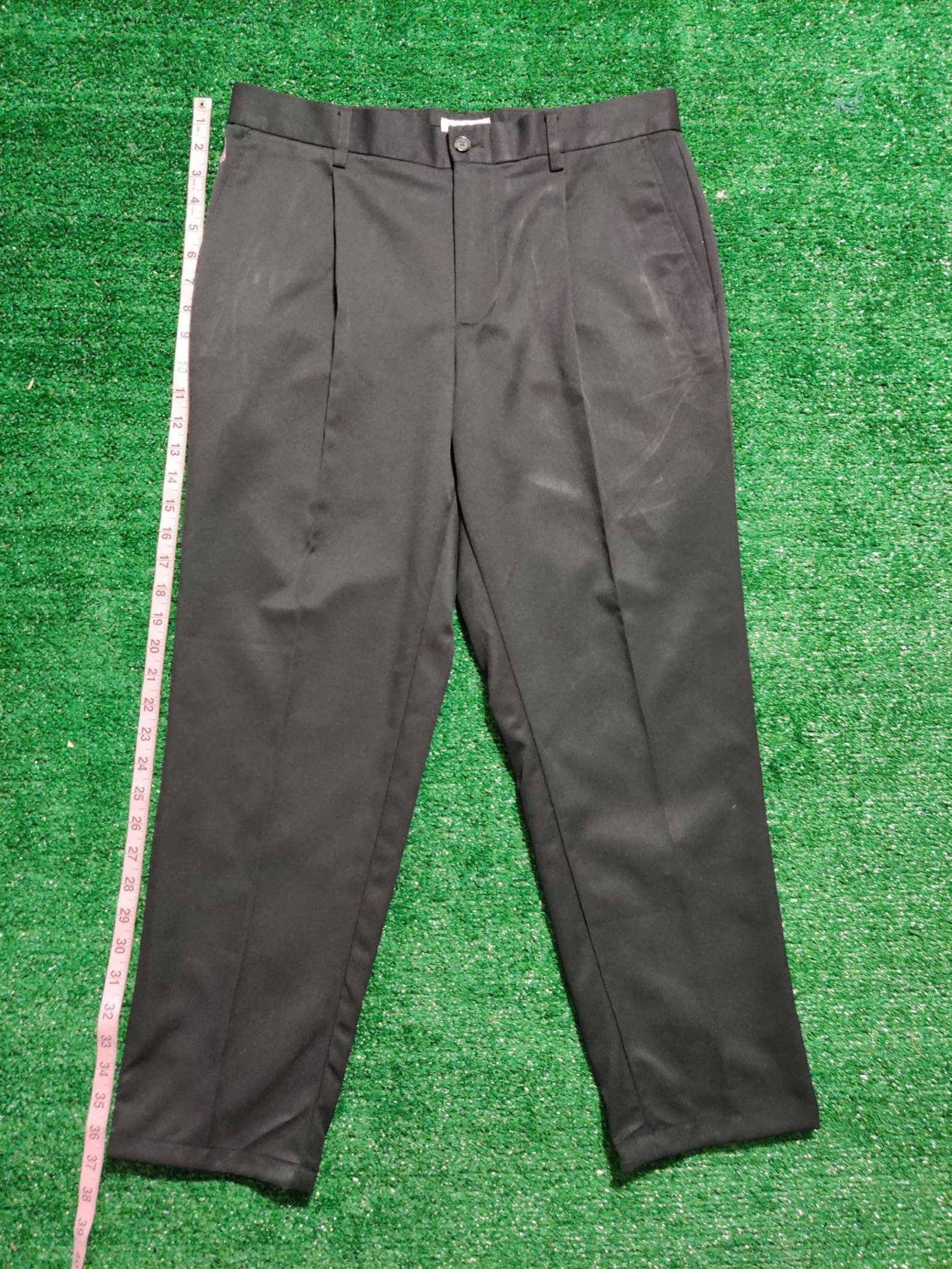 IZOD Mens Solid Black Athletic Golf Pants Rn121096 Size: 32W | Etsy