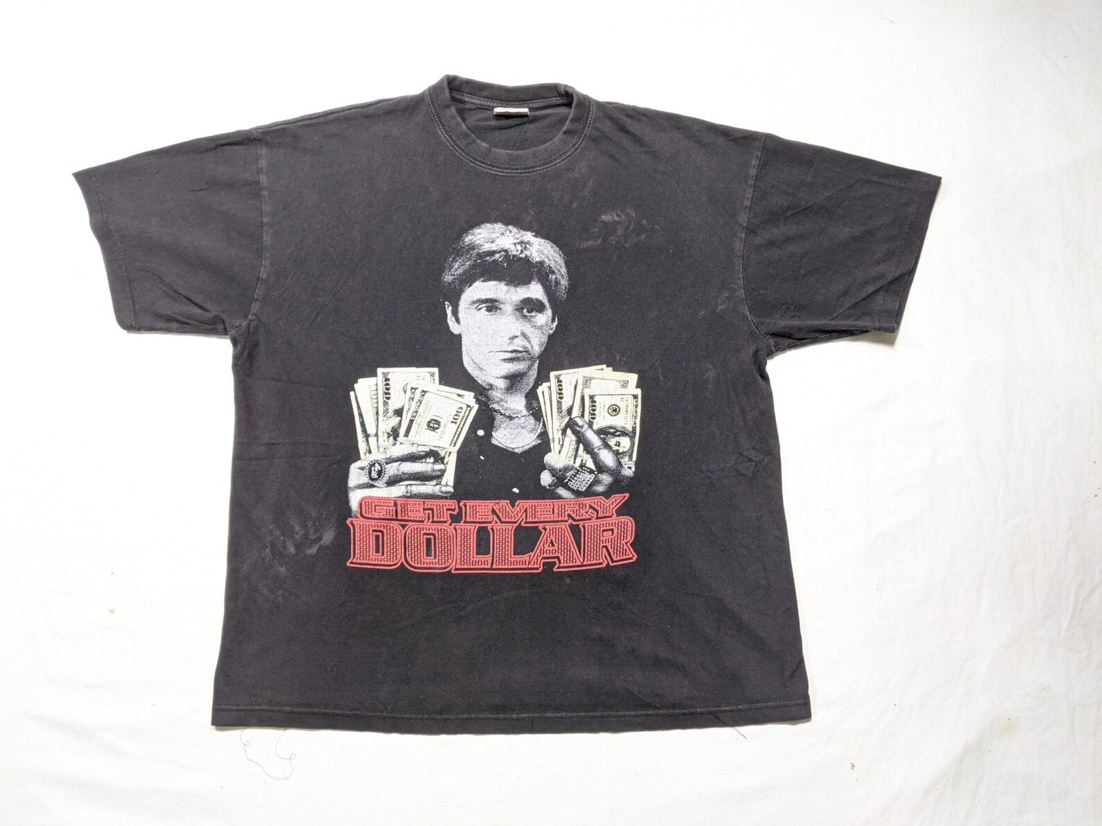 U-Top Scarface Get Every Dollar Mens Black Shirt Rn119183 | Etsy