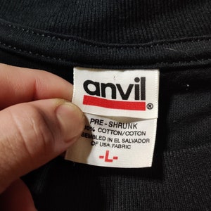 Anvil Dragonfly Men's Black Vintage Shirt Rn38619 Size: | Etsy