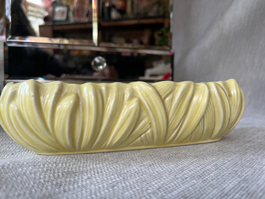 Sylvac hyacinth Ceramic Flower Posy Trough Vase Yellow With Etsy