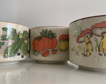 Vintage 1970’s Esso Petrol Station Promotion Ceramic Soup Bowls