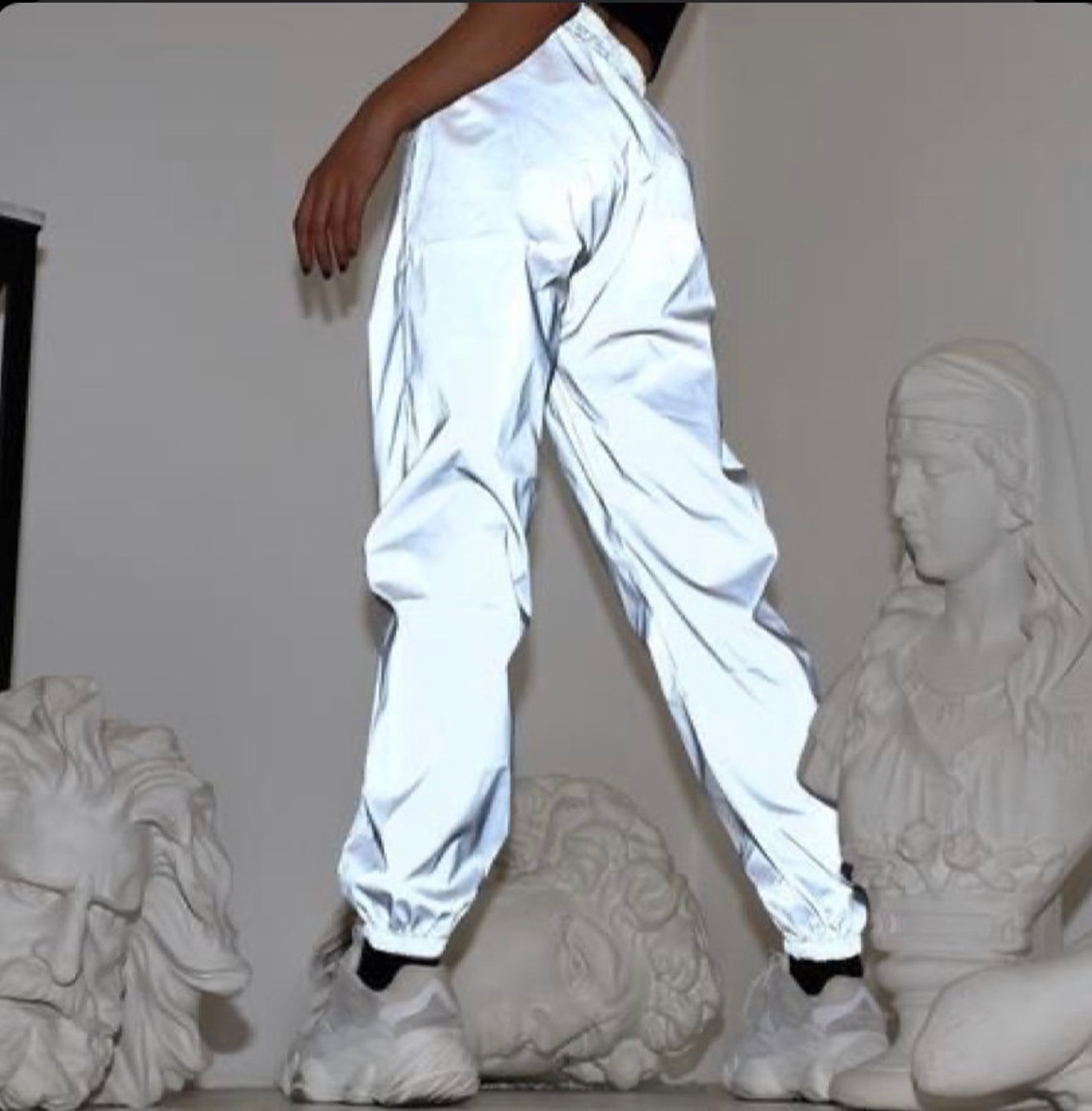 reflective jogger pants