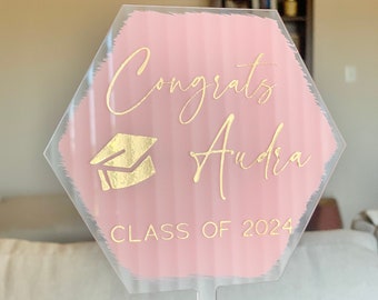 Graduation Cake Topper | Custom Cake Topper | Graduation Decorations 2024 | Personalized Graduation Gift | Cake Topper Graduation