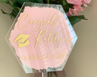 Graduation Cake Topper | Custom Cake Topper | Graduation Decorations 2024 | Personalized Graduation Gift | Cake Topper Graduation