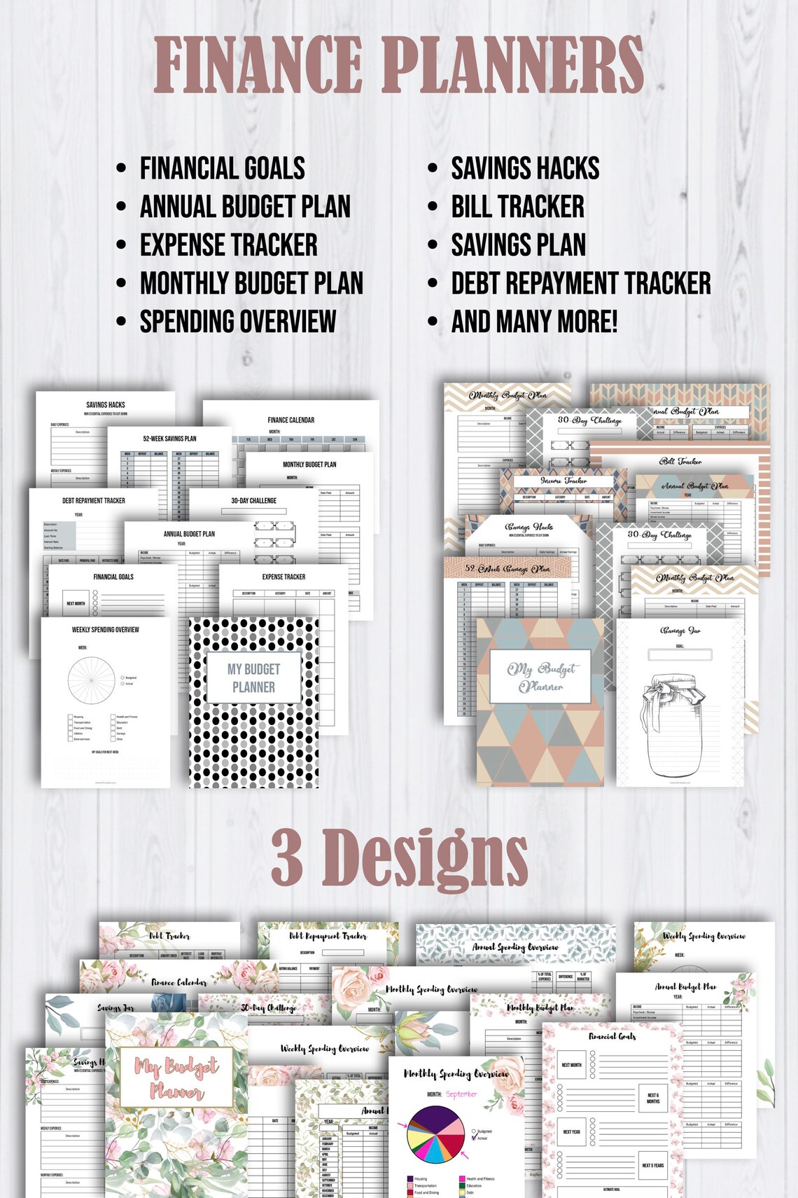 EVERY Printable Planners in the Shop: Printable Premade Bullet - Etsy