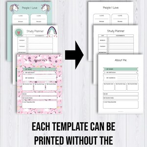 Printable Bullet Journal for Kids | Printable Journal for Girls ...