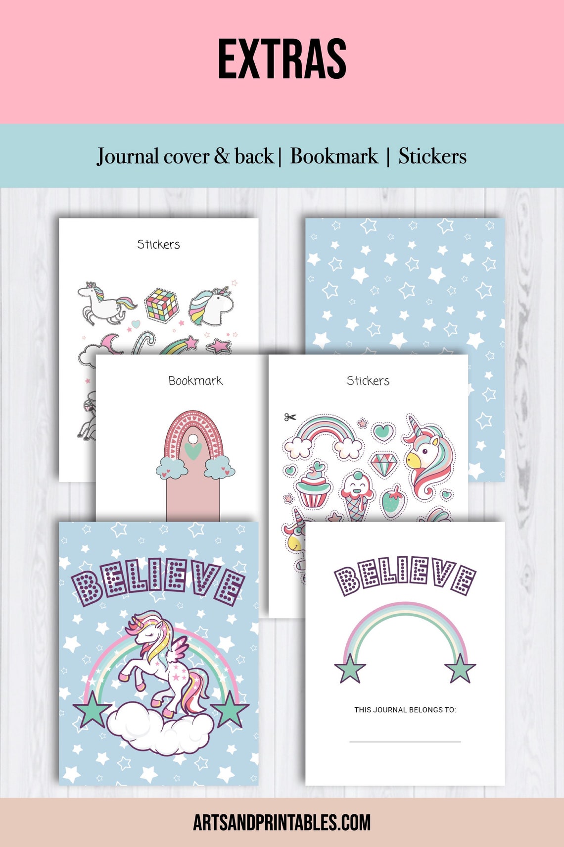 Printable Bullet Journal for Kids Printable Journal for - Etsy