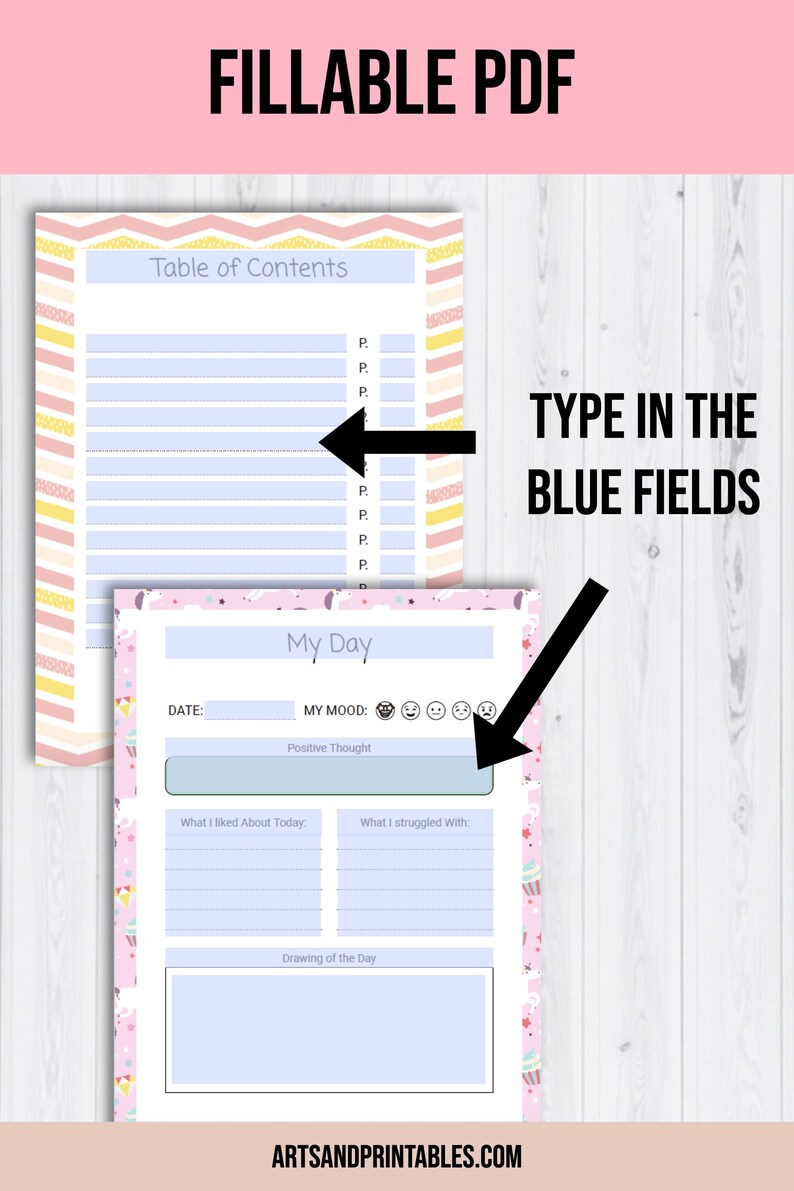 Printable Bullet Journal for Kids | Printable Journal for Girls ...