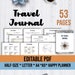 Printable Travel Journal Printable Traveler Planner | Etsy