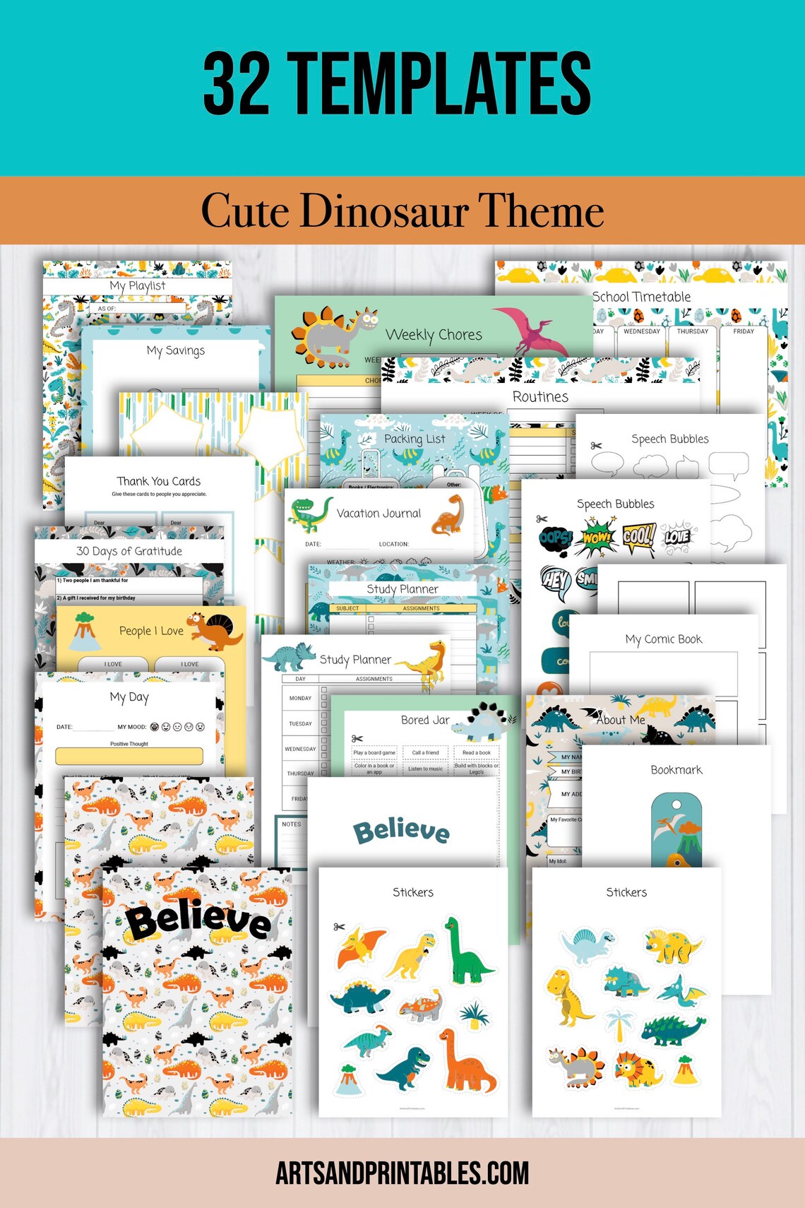 Printable Planner for Kids Printable Planner for Boys Printable ...
