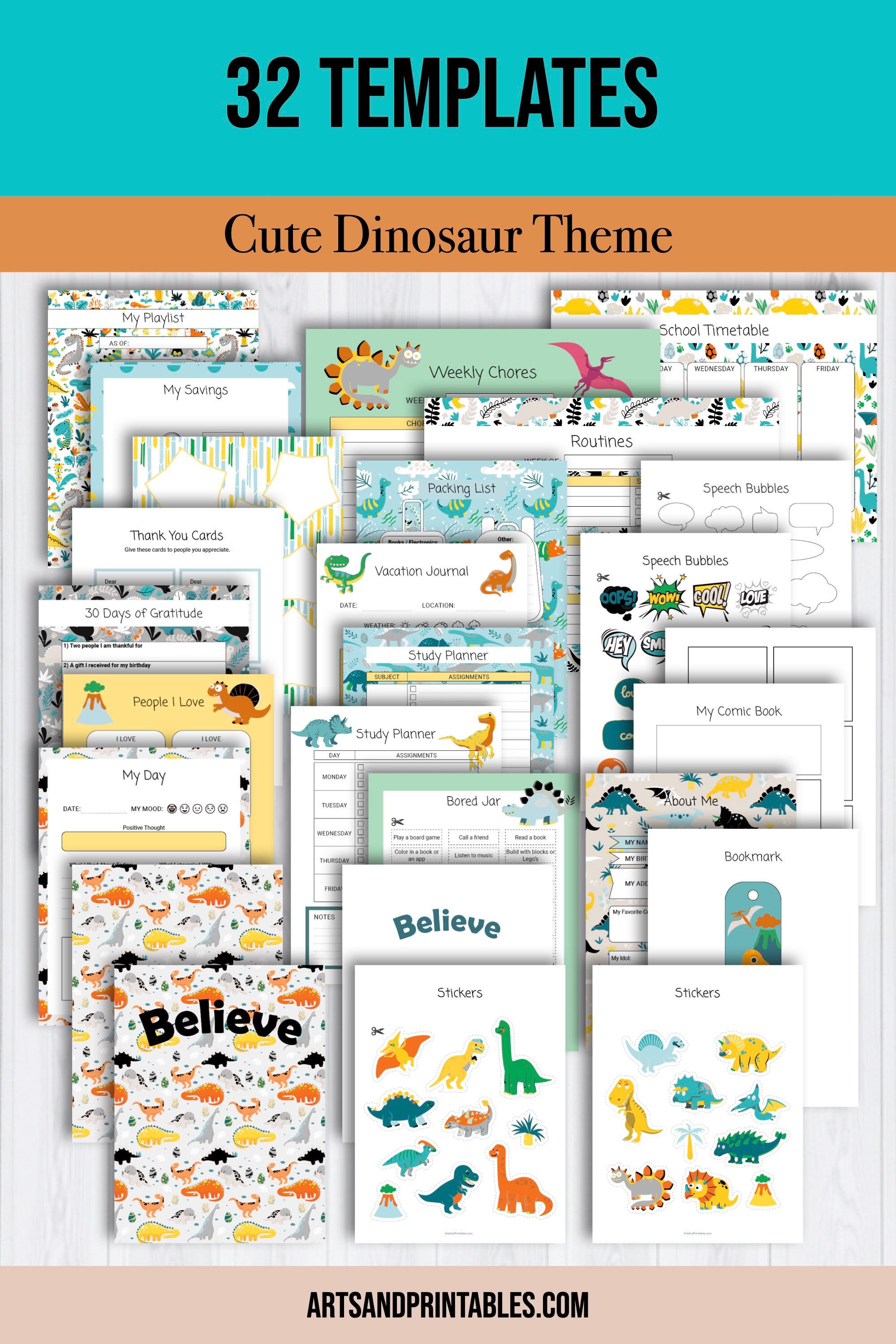 Printable Planner for Kids Printable Planner for Boys Printable ...