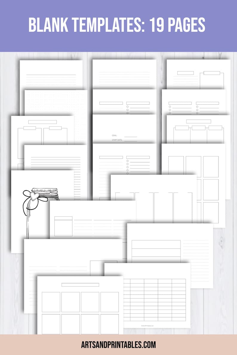 Printable Bujo Templates Printable Bullet Journal Lists Etsy Printable Bujo Templates Printable Bullet Journal Lists Etsy