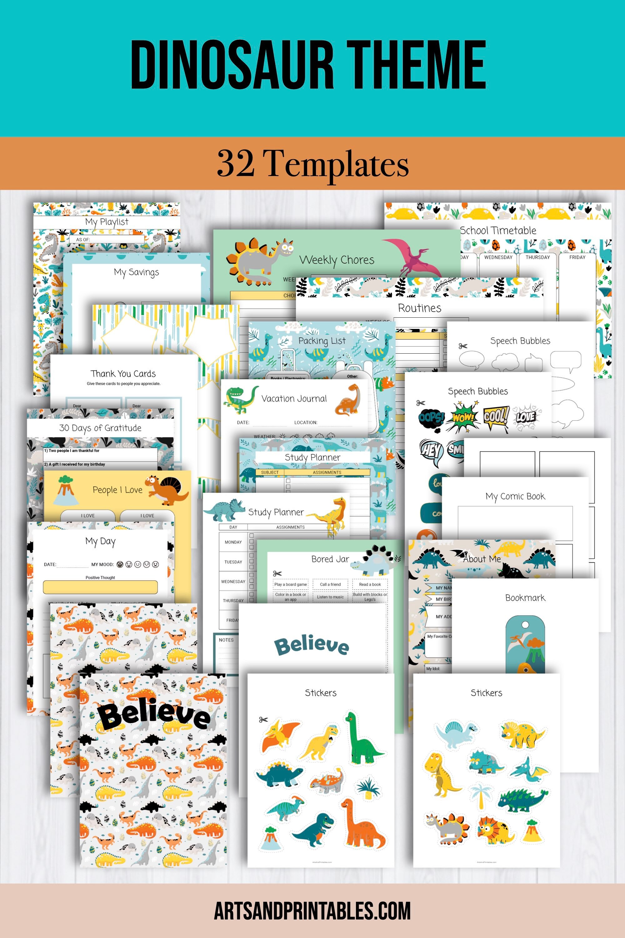 Printable Bullet Journal for Kids | for Girls | for Boys | for Children ...