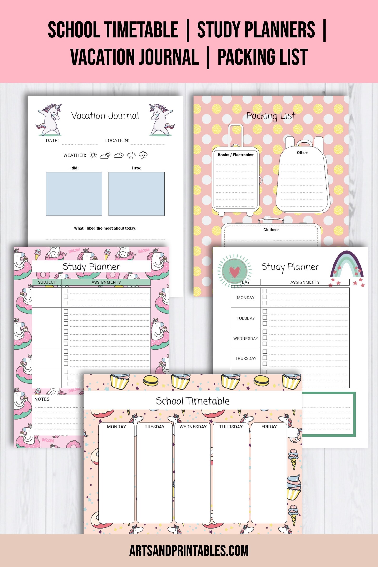 Printable Bullet Journal for Kids | Printable Journal for Girls ...