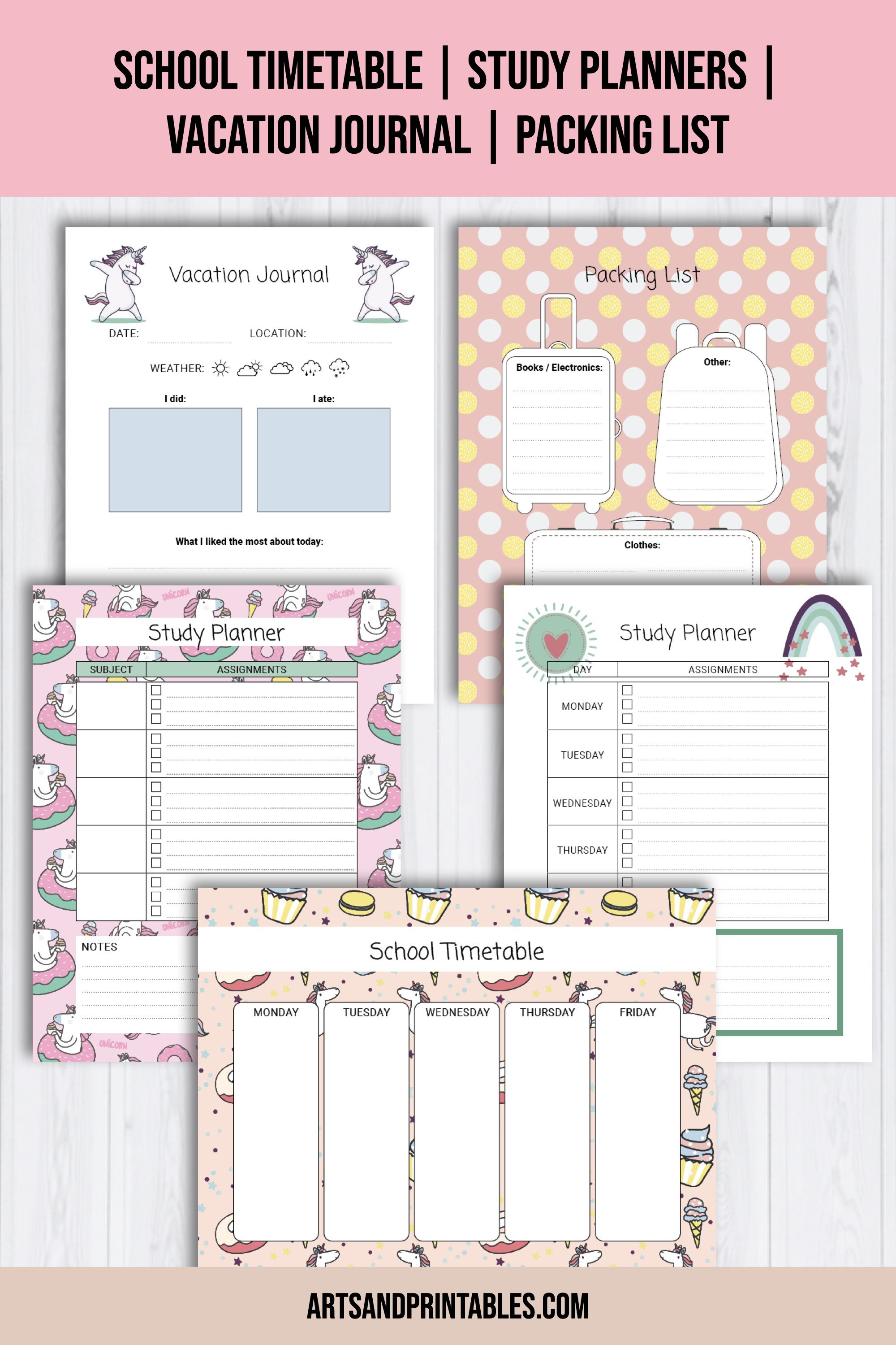Printable Bullet Journal for Kids | Printable Journal for Girls ...