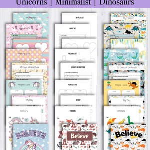 Printable Bullet Journal for Kids | for Girls | for Boys | for Children ...