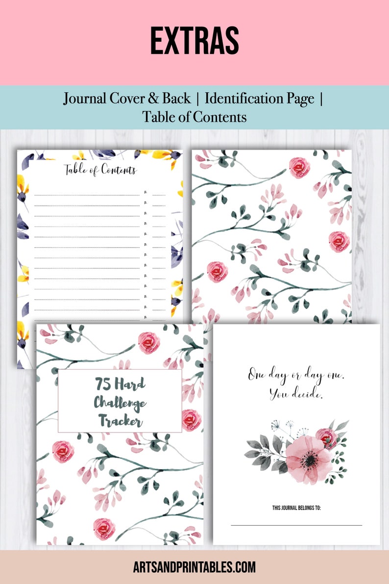 Printable 75 Hard Tracker Printable 75 Hard Templates Etsy Singapore