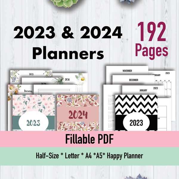 2024 Daily Dated Planner Etsy