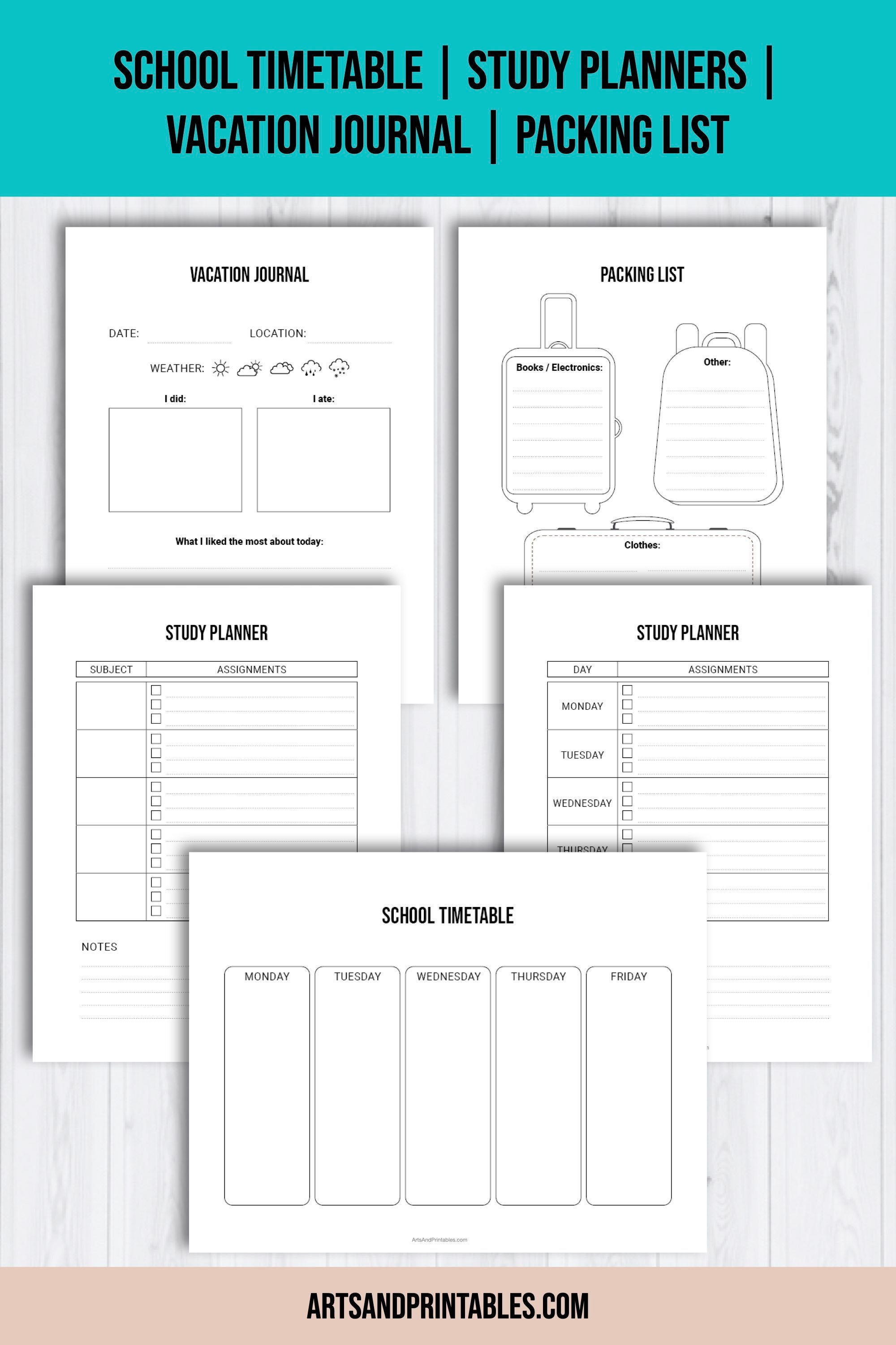 Printable Bullet Journal for Children Kids Chores Tracker Printable Routine Tracker Printable ...
