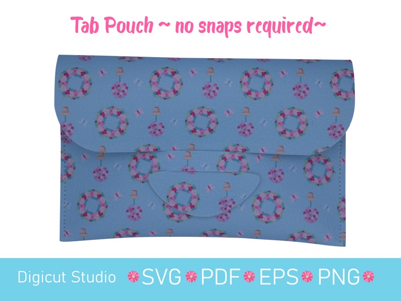 Pouch Bundle 1 SVG. Pouches Svg. Pencil Case SVG. Phone pouch svg. Ear bud holder. Clutch Svg. Wallet svg. Compact pouch. Trading card. image 9