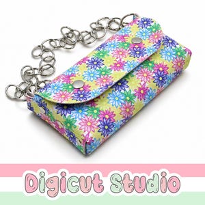 Mini Hand Bag SVG Template: No-Sew Clutch, Phone Pouch (Digital Download) HS58.