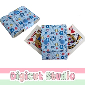 Playing Card cover svg.  Deck of Cards keeper svg. Card pouch svg. Card keeper svg. Poker cards svg. Deck of cards tidy. SVG cut file AC106.