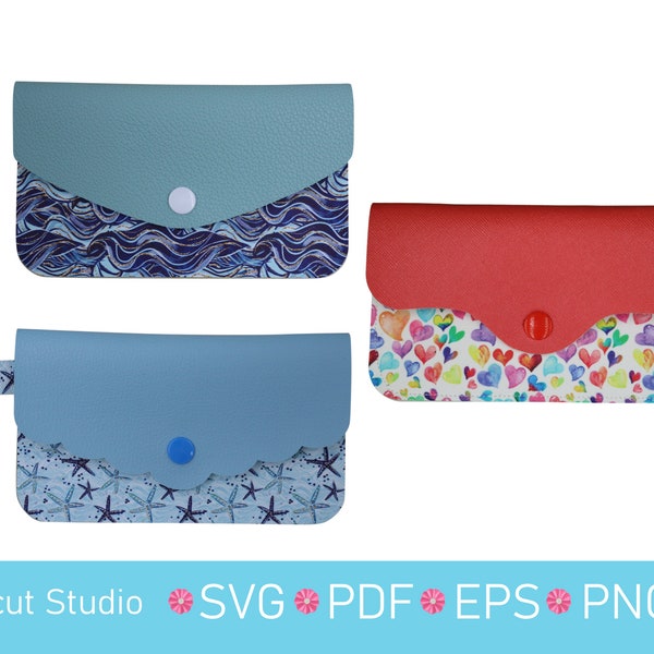 Mini purse SVG. Fob purse. Clutch svg. Pouch SVG. Coin purse SVG. Card holder svg. Wallet svg. Ladies accessories svg. Cricut project.