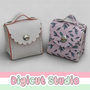 Miniaturowe etui. Prosty projekt do szycia ręcznego. Etui w kształcie 3D. Brelok do kluczy w formacie SVG. Uchwyt na słuchawki w formacie SVG. Uchwyt na słuchawki bezprzewodowe w formacie SVG. HS60