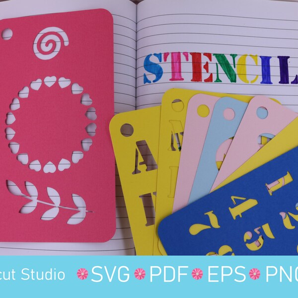 A5 Planner Stencils Etsy