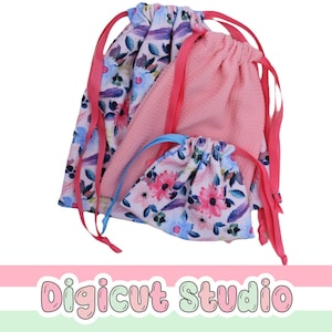 巾着袋SVGテンプレート。裁縫プロジェクト。ロングマットプロジェクト。バッグSVG。ポーチSVG。大理石バッグSVG。ジュエリーポーチ。再利用可能なギフト。LM4。