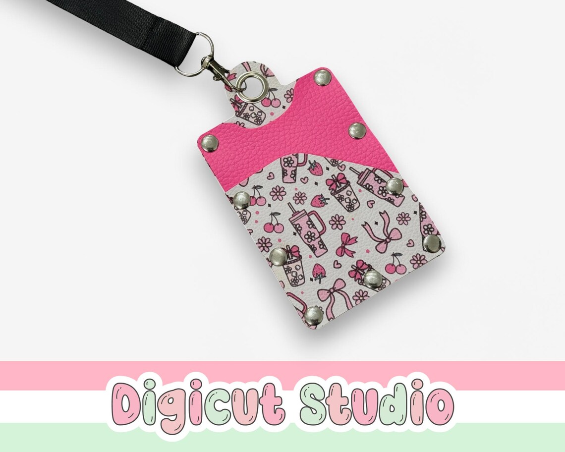 Rivet Lanyard Card Holder Svg. No Sew SVG Project. Rivet Project. Card ...