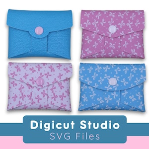Falten Sie die Geldbörse SVG.  Keine nähen Brieftasche SVG. Geldbeutel.  Geldbörse Vorlage. Mini Geldbörse. Faltenbeutel. Schultüte Täschchen svg. Origami Täschchen. HS42.