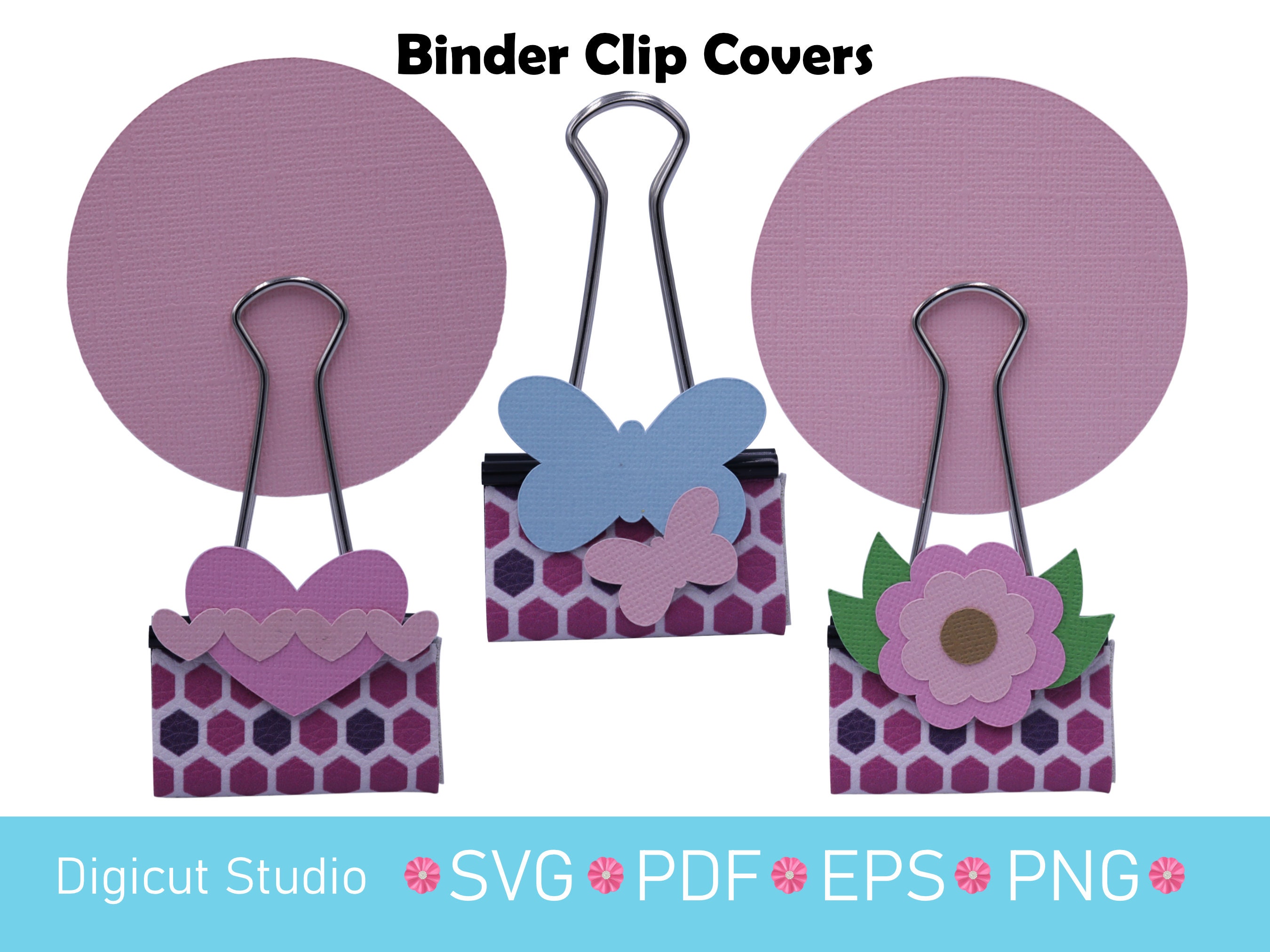 Embellished Binder Clips Junk Journal Accessory Binder Clip