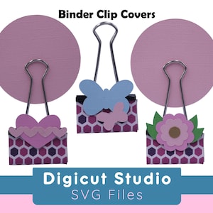 Okładka Binder Clip SVG. Okładka Bulldog Clip SVG. Akcesoria do planera SVG. Zakładka SVG. Uchwyt na karty miejsc SVG. Uchwyt na zdjęcia SVG. Pamiętnik. AC89.