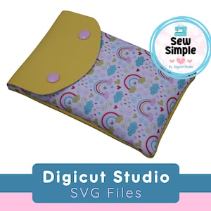 Modello di cucito per cellulare in formato svg. Custodia per cellulare in formato svg. Semplice progetto di cucito. File per macchina da taglio. Custodia in formato svg. Manica in formato svg. Bottoni automatici. WP110.