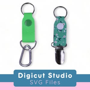 Llaveros de bolsillo cortos SVG. Llavero SVG. Llaveros SVG. Llavero SVG. Accesorios de piel sintética. Porta llaves. Proyecto de scrapbooking Cricut. Mercados. AC160