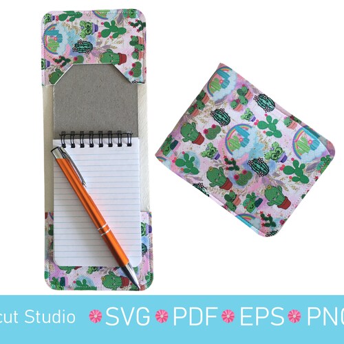 Reusable Notebook Cover SVG. Book Cover Cutting File. Small Etsy