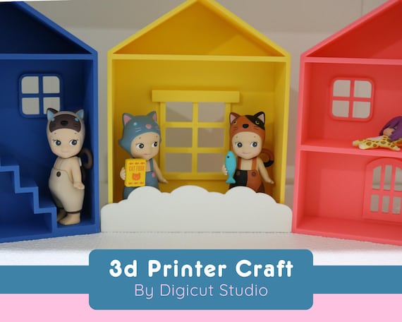 3d Printer Dollhouse 3d Printing Mini Dolls House Shadow Box STL