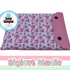 Tasche für Mini-Tablets svg. Nähvorlage svg. Federmäppchen svg. Schnittmuster. Elektronisches Gerät & Stiftemappe. Tablet-Hülle. Telefon WF107.