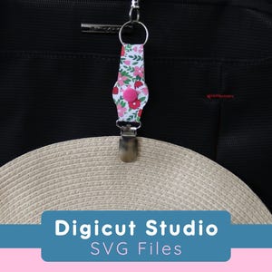 Clip chapeau svg. Clip pour gant SVG. Svg de gardien de chapeau. Porte-chapeau svg. Accessoires de voyage.  Cartable. Accessoires de sac fourre-tout.  Projet de rebut.  AC148.
