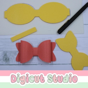 Plantilla de lazo clásico para impresión 3D, archivo STL. Plantilla para trazar lazos. Lazo cortado a mano. Lazo de piel sintética. Plantilla para impresión 3D. Trazado y corte. D21.