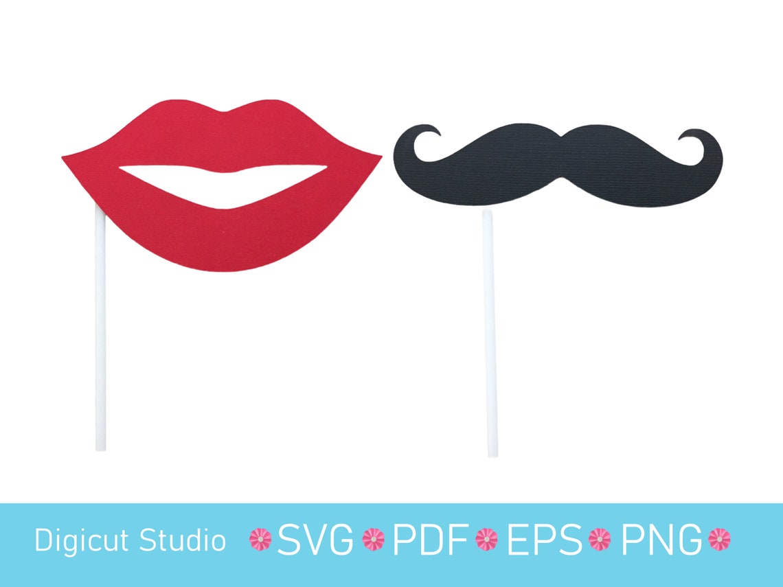Photo Booth Props SVG Files. Party Pack of Photo Props SVG. Etsy