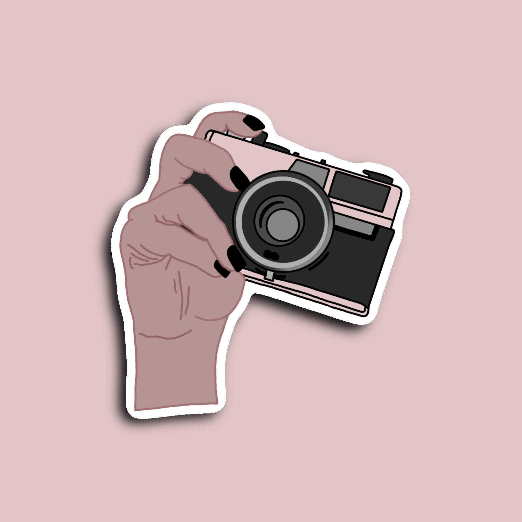 Photographer Camera Water Resistant Sticker Photography Sticker