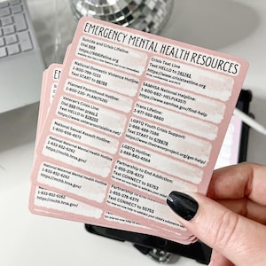 Informatiekaart geestelijke gezondheid gelamineerd, geestelijke gezondheid, advocaat geestelijke gezondheid